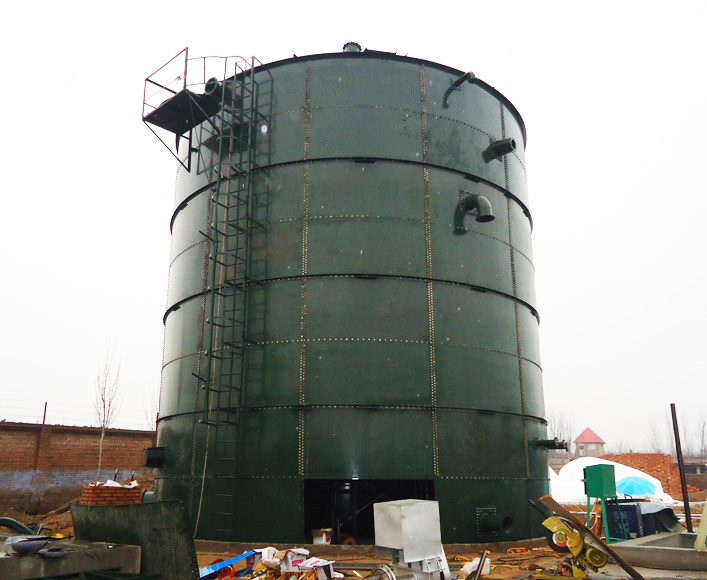 河北衡水大型沼氣項目拼裝罐-優佳