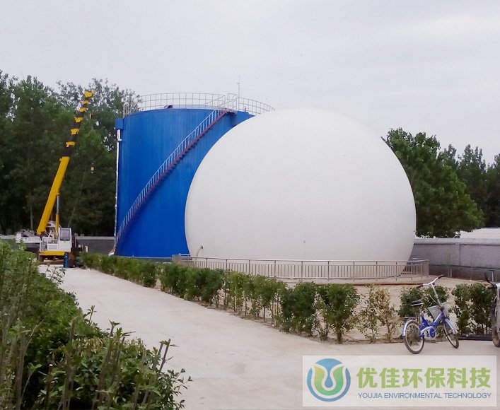 青島優佳環保雙膜氣柜資料圖